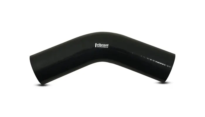 Vibrant Performance 2759 45 Degree Elbow, 1.50" I.D. X 5.00" Leg Length - Black 1