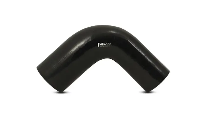 Vibrant Performance 2783 90 Degree Reducer Elbow, 3.00" I.D. X 2.75" I.D. X 4.00" Leg Length - Black 1