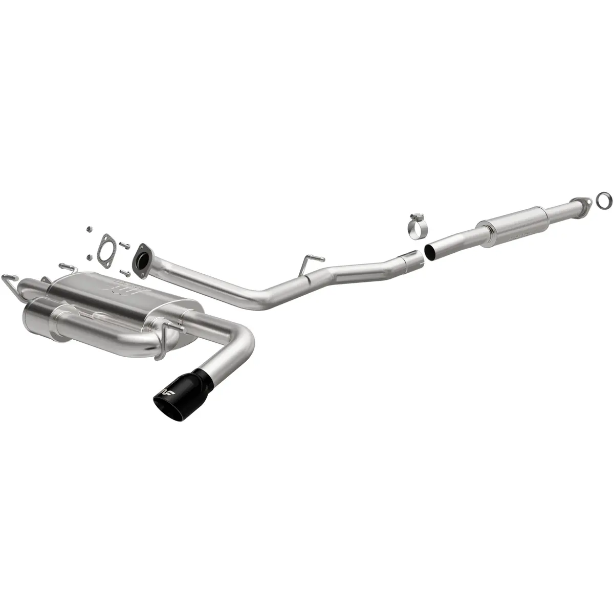 Magnaflow Exhaust Products 19676 Magnaflow Overland Series Black Chrome Cat-Back System 1