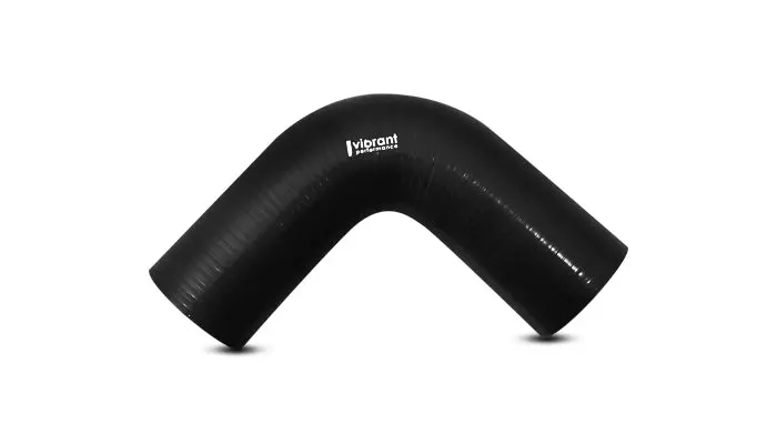 Vibrant Performance 2919 90 Degree Elbow, 1.25" I.D. X 8.00" Leg Length - Black 1