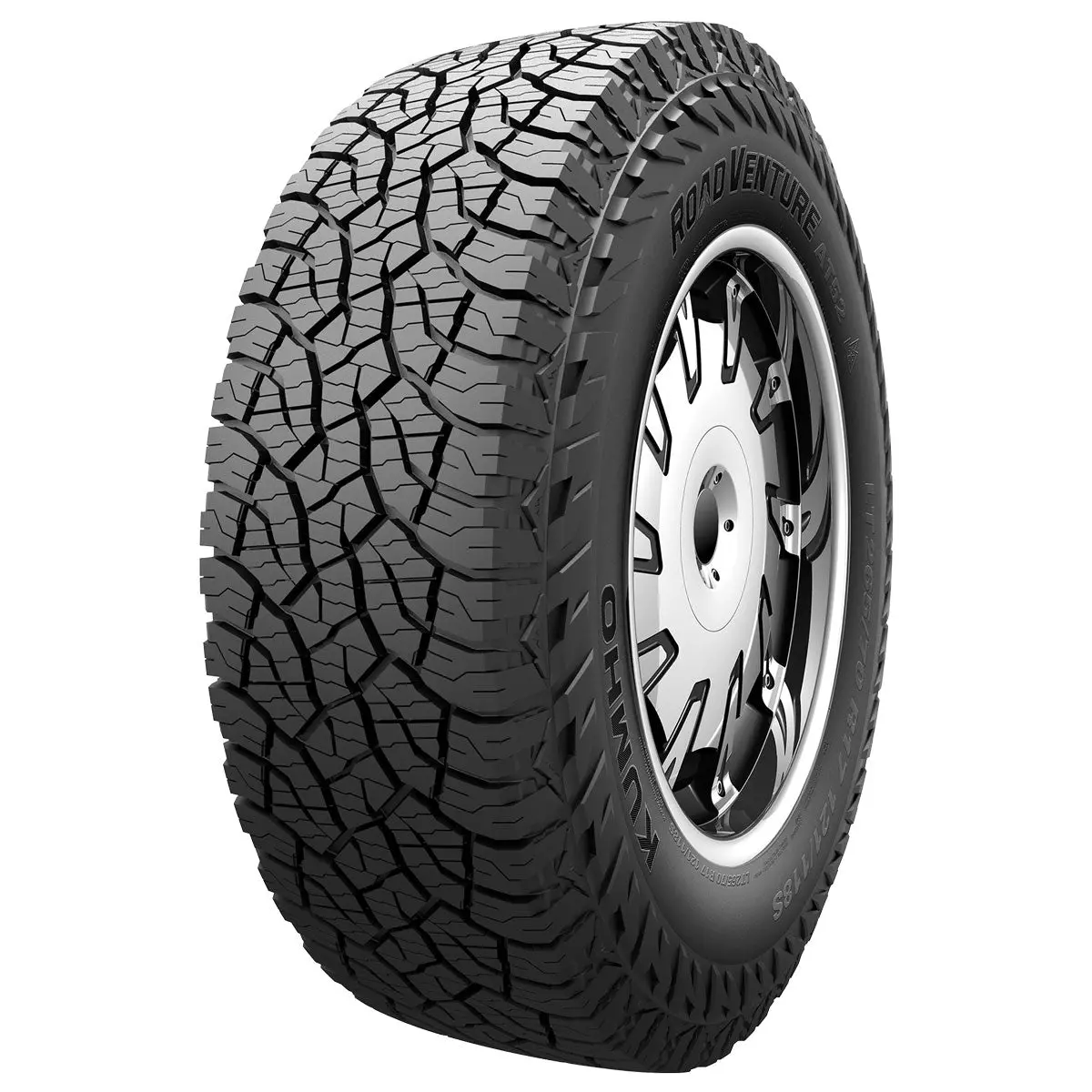 Tire 265/65R18 Kumho Road Venture At52 16 Ply 114T 1