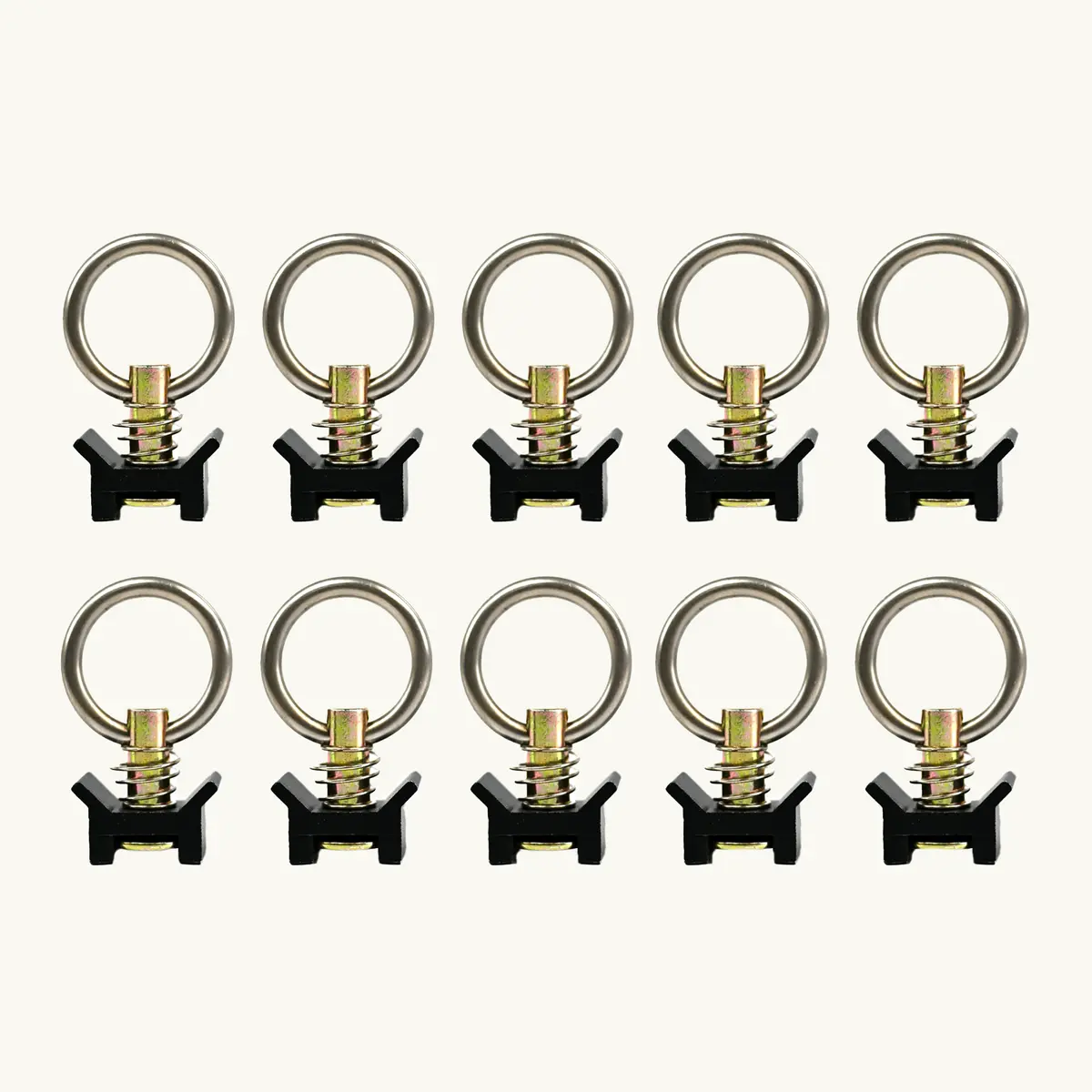 Vanessential Venture L-Track Adjustable Single Stud With Stainless Steel Ring (10 Pack) 1