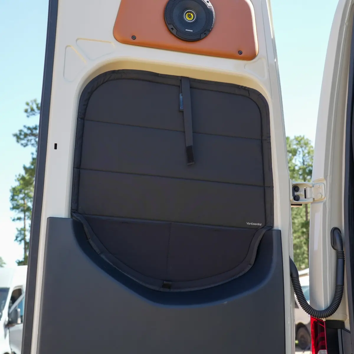 Vanessential Mercedes Sprinter Stealth Rear Door Window Covers (Pair) 5