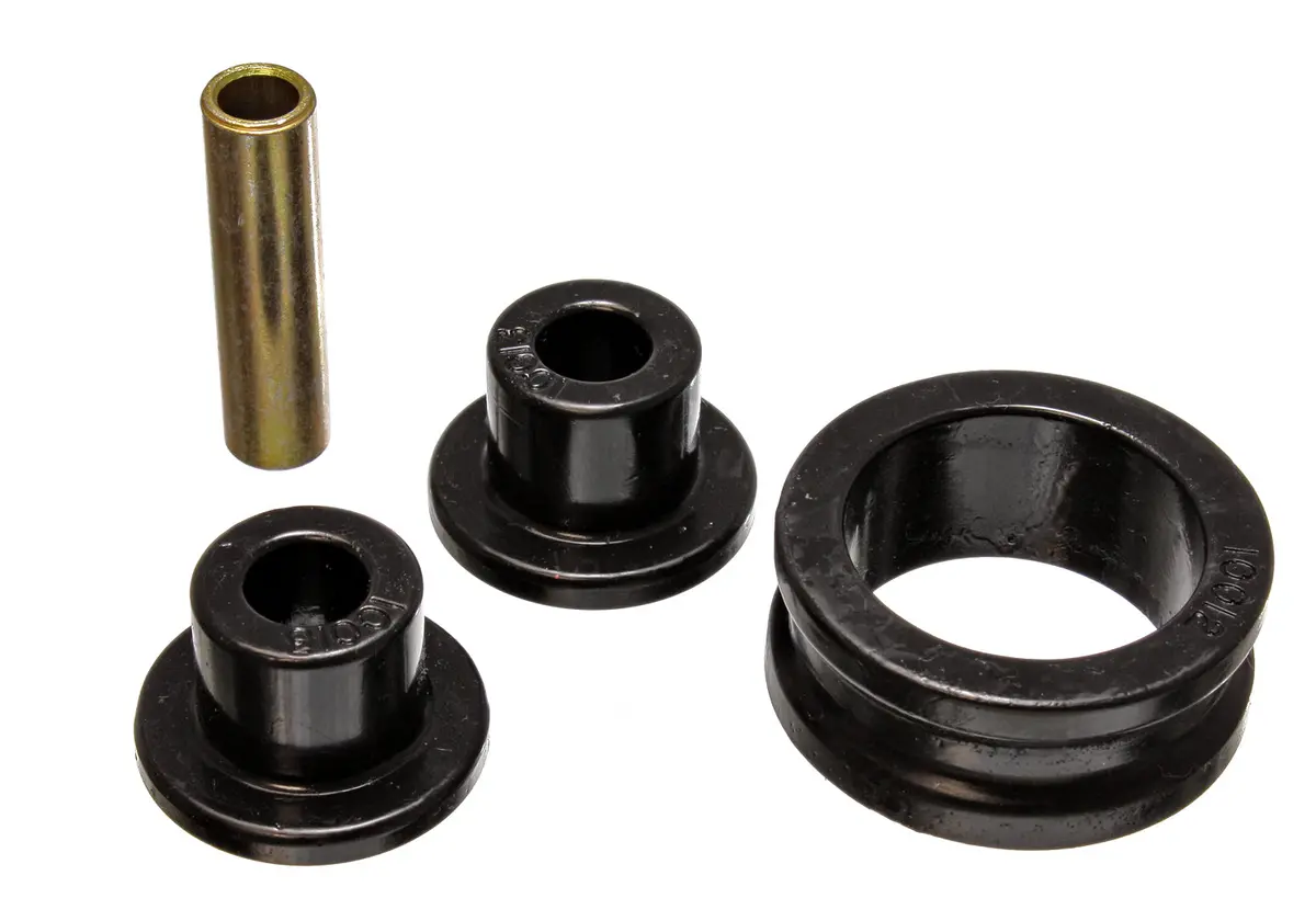 Energy Suspension 3.10101G Rack And Pinion Bushing Set; Black; Performance Polyurethane; 1