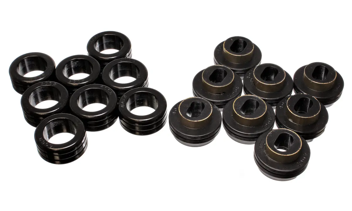 Energy Suspension 3.4121G Body Cab Mount Set; Black; Performance Polyurethane; 1