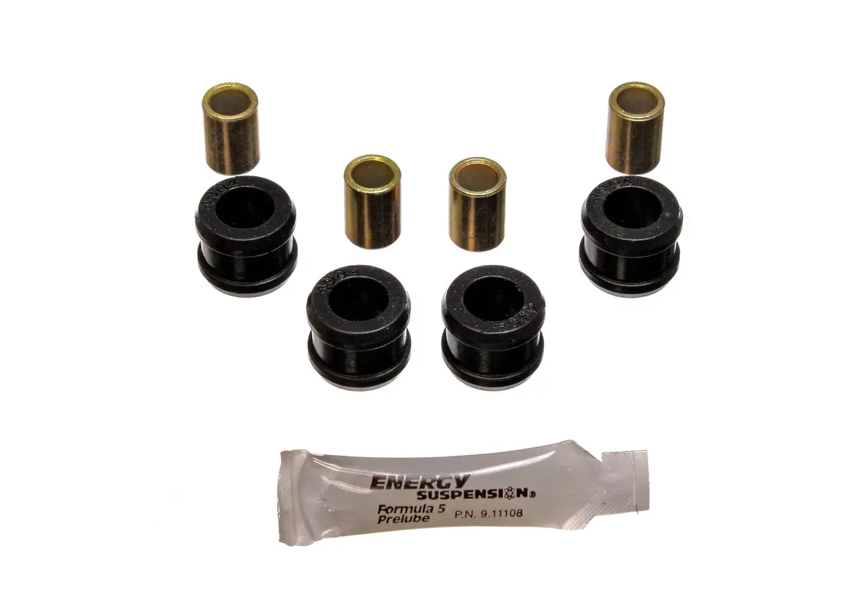 Energy Suspension 3.8101G End Link Bushing Set; Black; Rear; Performance Polyurethane; 1