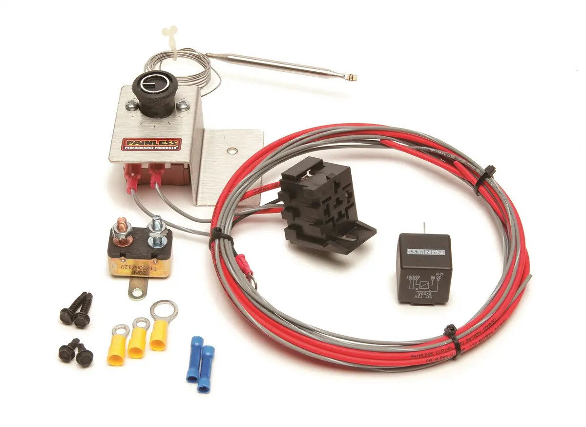 Painless Wiring 30104 Adjustable Electric Fan Thermostat Kit 1
