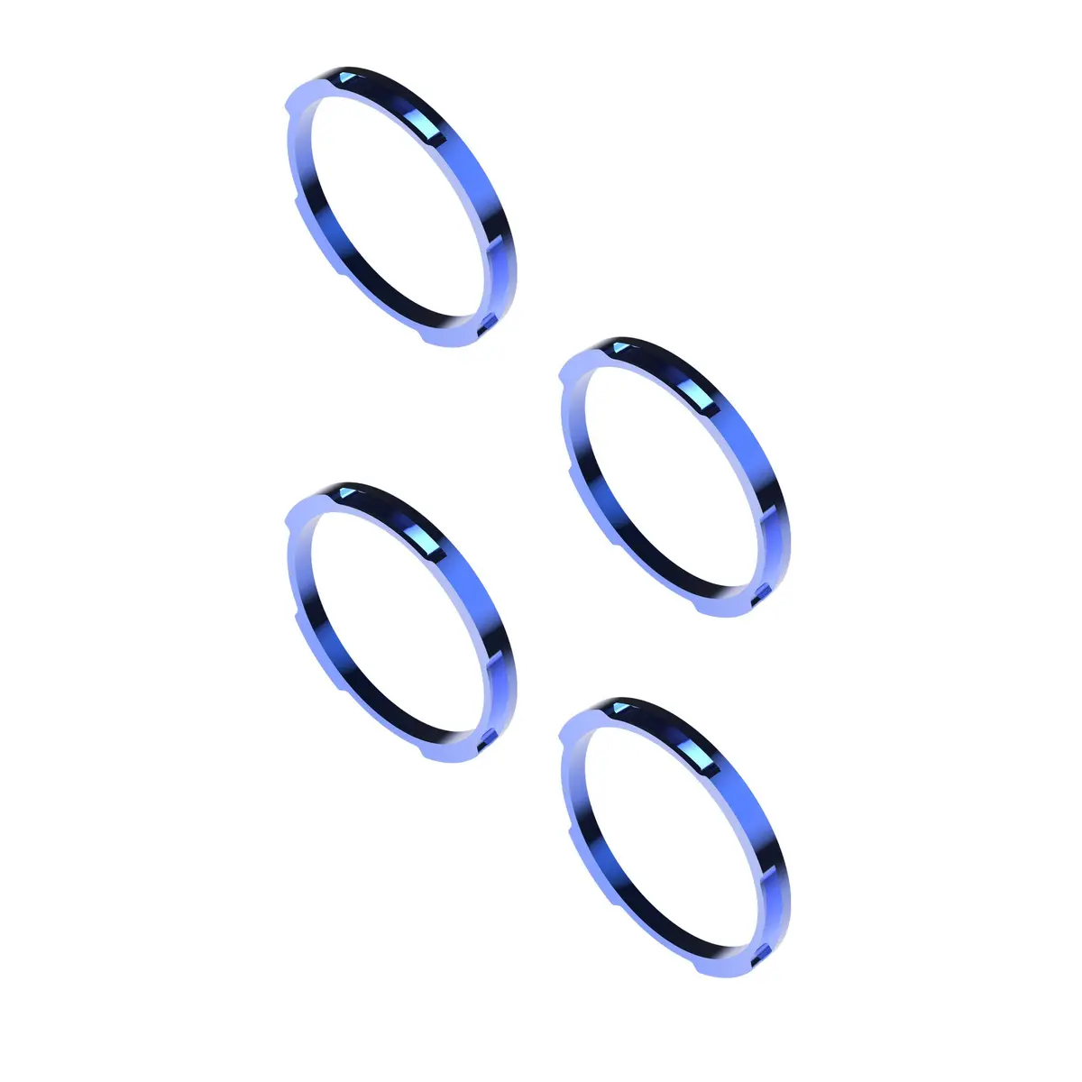 Kc Hilites 30580 Kc Bezel Ring Kc Flex Era Bar Blue 4Pc 1