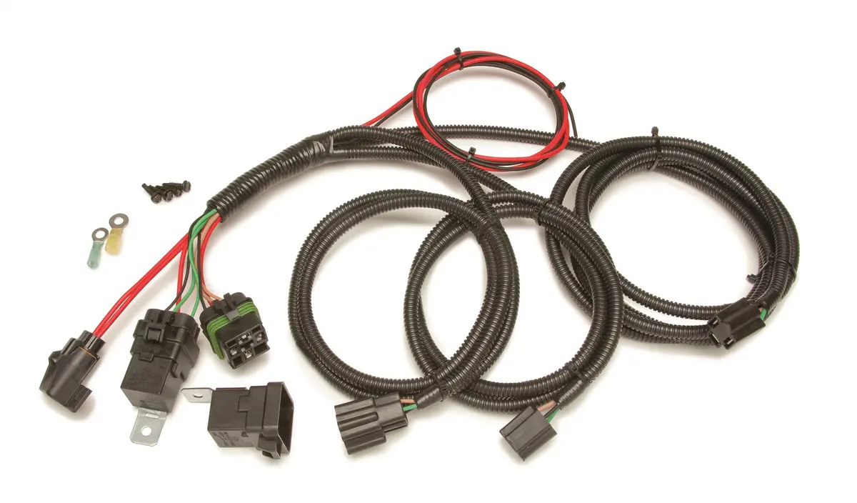 Painless Wiring 30815 H4 Headlight Relay Conversion Harness; For H-4 Halogen Bulbs; 1