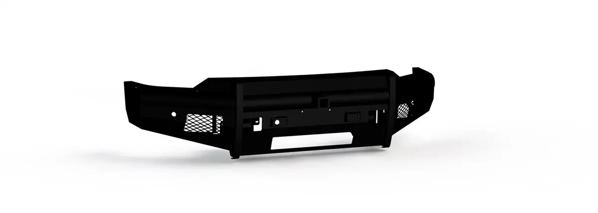 Road Armor 3202Vf20b Vaquero Non-Winch Front Bumper; 2 In. Receiver; Texture Black; 1