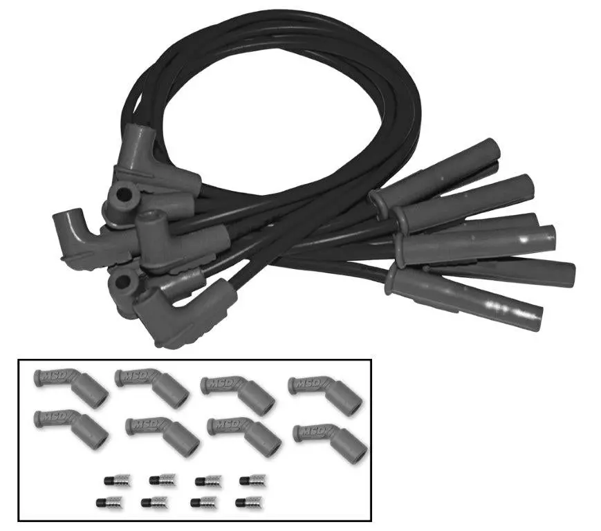 Msd 32073 Universal Super Conductor Spark Plug Wire Set Ls Engines 1