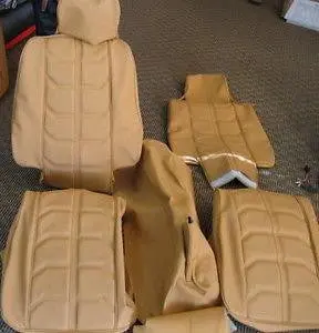 Ferrari 308 Seats, Center Console Leather Interior Set Beige 1