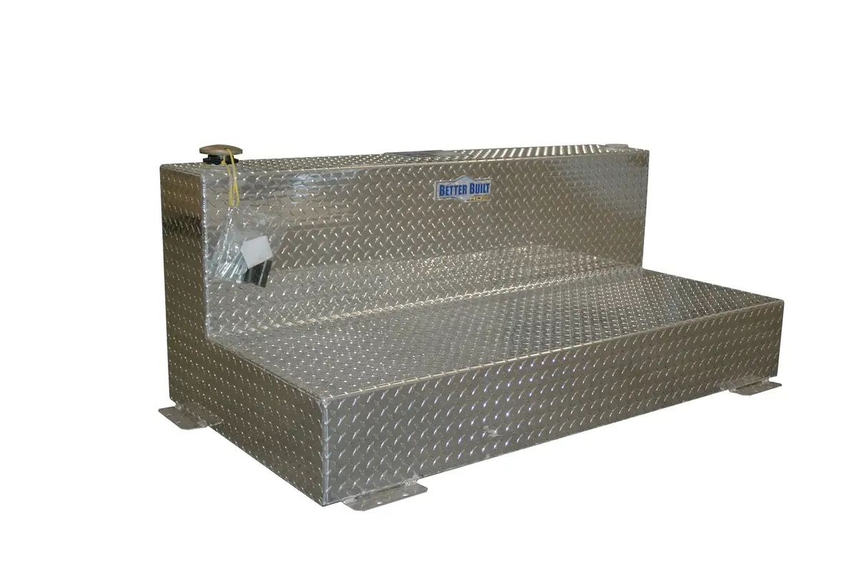 Better Built 37024149 Transfer Tank; 100 Gallon; Aluminum; L-Shape; Long; 1