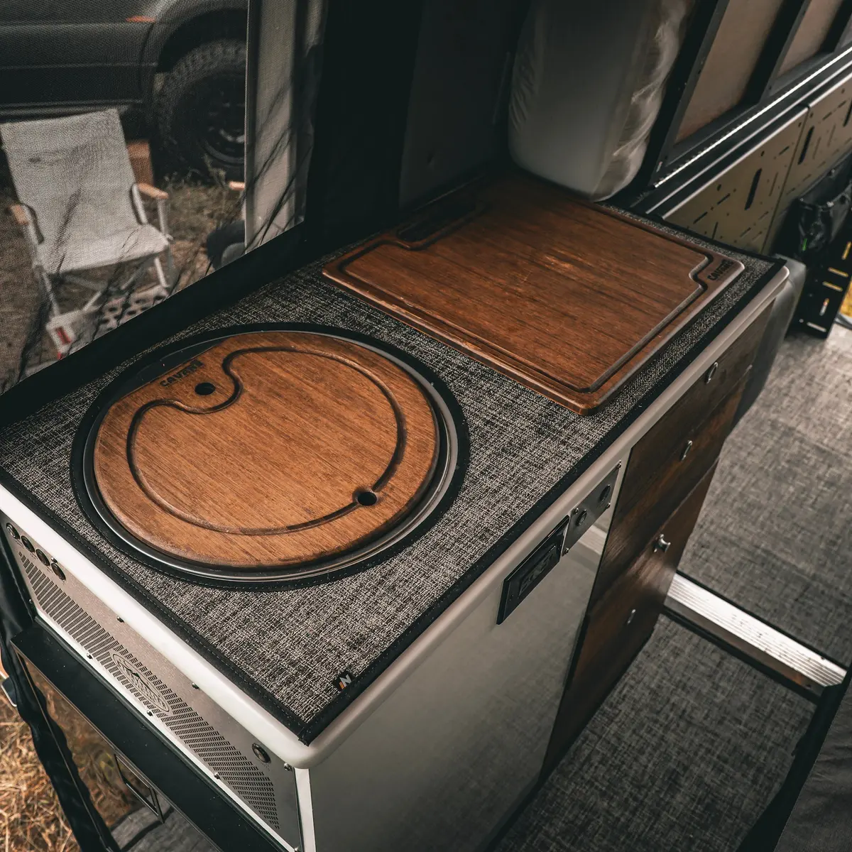 Canyon Adventure Vans Bamboo Sink Cover - Sto 1