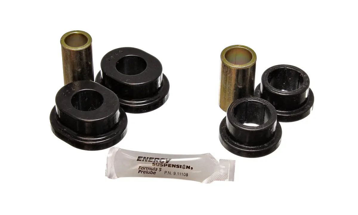 Energy Suspension 4.7116G Track Arm Bushing Set; Black; Rear; Performance Polyurethane; 1