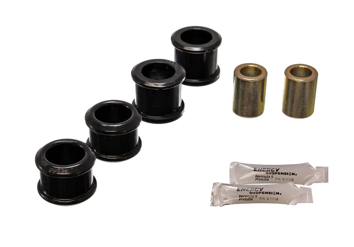 Energy Suspension 4.7128G Track Arm Bushing Set; Black; Front; Performance Polyurethane; 1