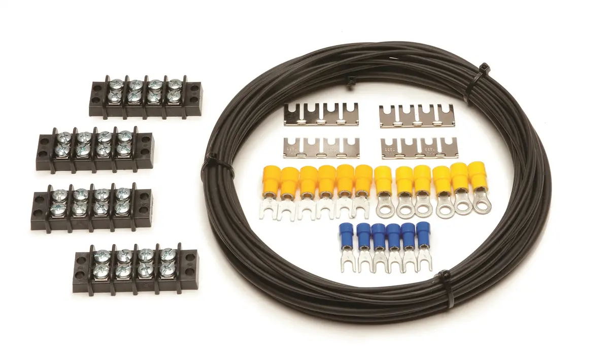 Painless Wiring 40026 Fiberglass Body Ground Wire Kit; Incl. Wire/Terminals/Connectors; 1