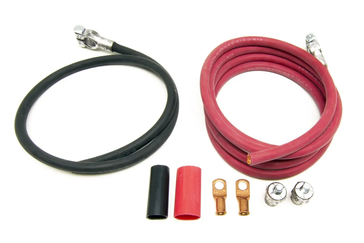 Painless Wiring 40113 Battery Cable Kit; 8 Ft. Red; 3 Ft. Black; 1