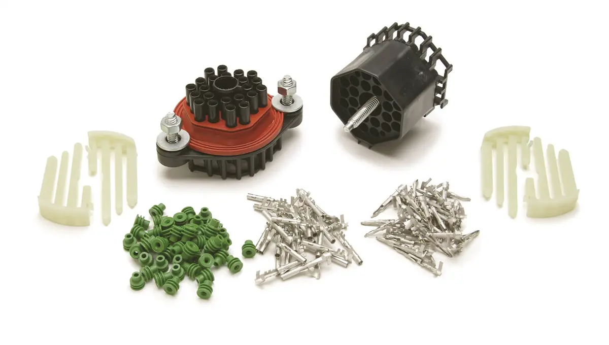 Painless Wiring 40130 Bulkhead Connector; 22 Pin; 1