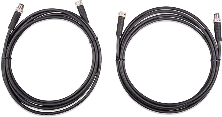 Victron M8 Circular Connector Male/Female 3 Pole Cable 2M (Bag Of 2) 1