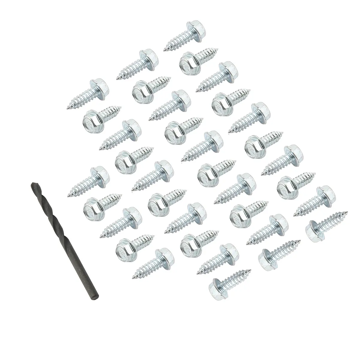 Mr Gasket 4318 Steel - 35 Pieces - Enough For Two Tires. Includes Drill Bit. 1