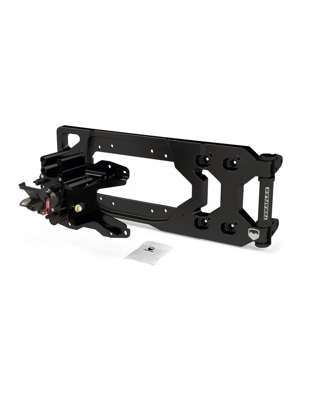 Teraflex Alpha Hd Hinged Spare Tire Carrier & Adjustable Spare Tire Mount Kit - Jeep Jl Wrangler 2018-23 1