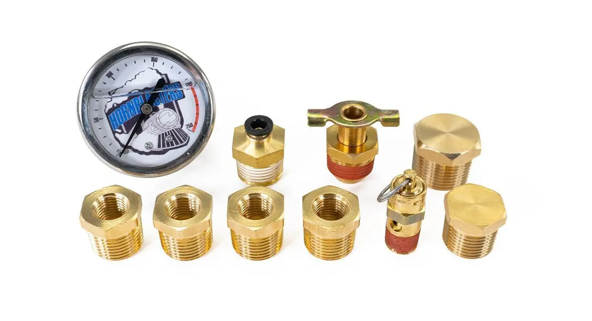 Single-Stage 5-Gallon Air Compressor Fitting Kit - Image 2