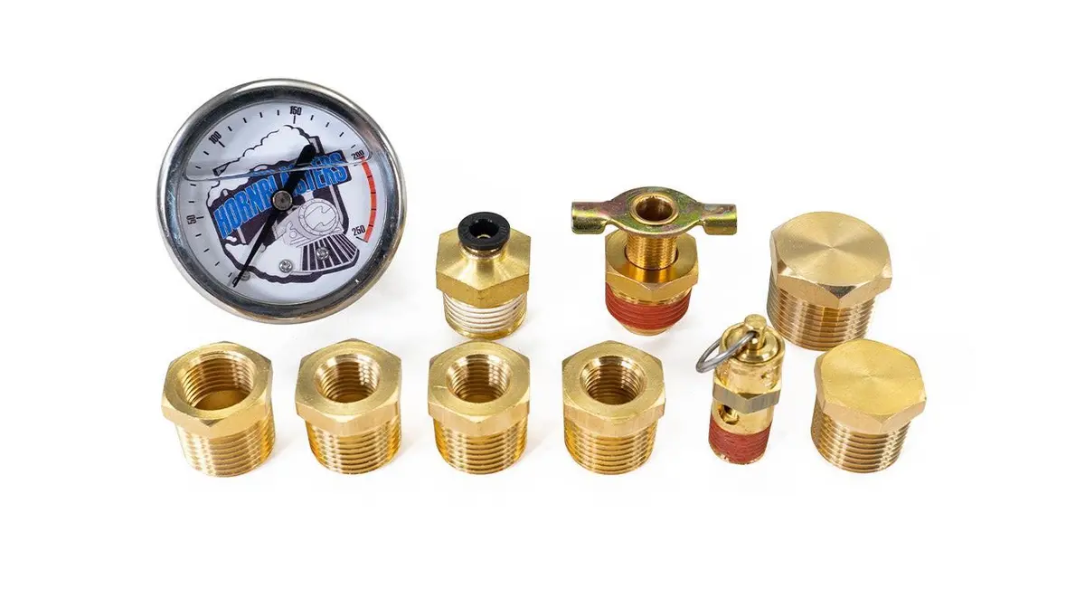 Single-Stage 5-Gallon Air Compressor Fitting Kit - Image 4