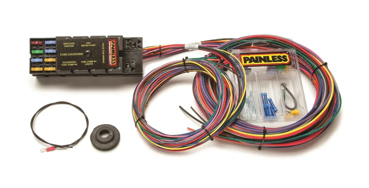 Painless Wiring 50001 10 Circuit Race Only Chassis Harness 1