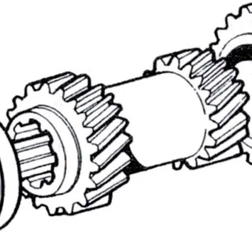 Secondary Gear Cluster 2Nd 3Rd Gears 522742 1