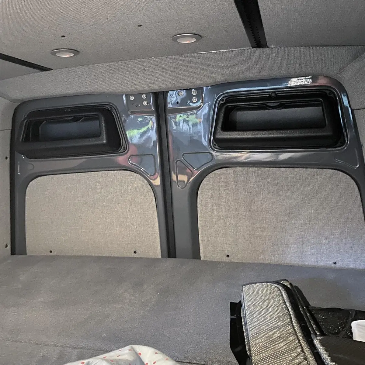 Upper Cubby Storage Bin - Sprinter Rear Door Organizer 2