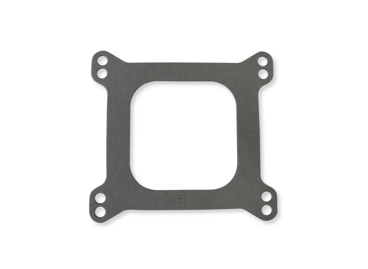 Mr Gasket 54 Mr.Gasket Perf Carb Base Gasket - 4-Barrel,Square Flange,Open Center,Bulk Packed 1