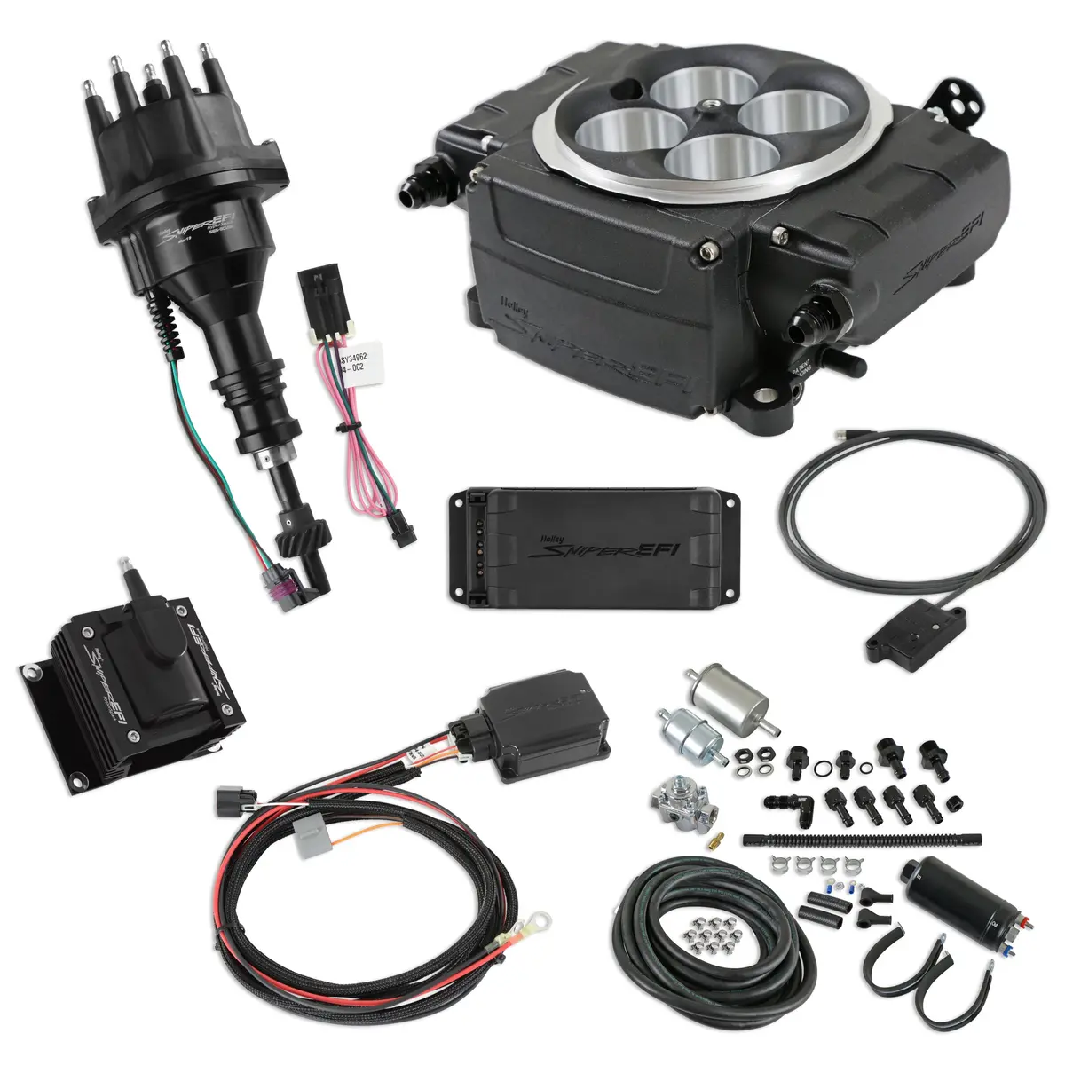 Holley Sniper Efi 550-511-Bpk-Sbf Sniper 2 Efi Bundle With Hyperspark Ignition System 1
