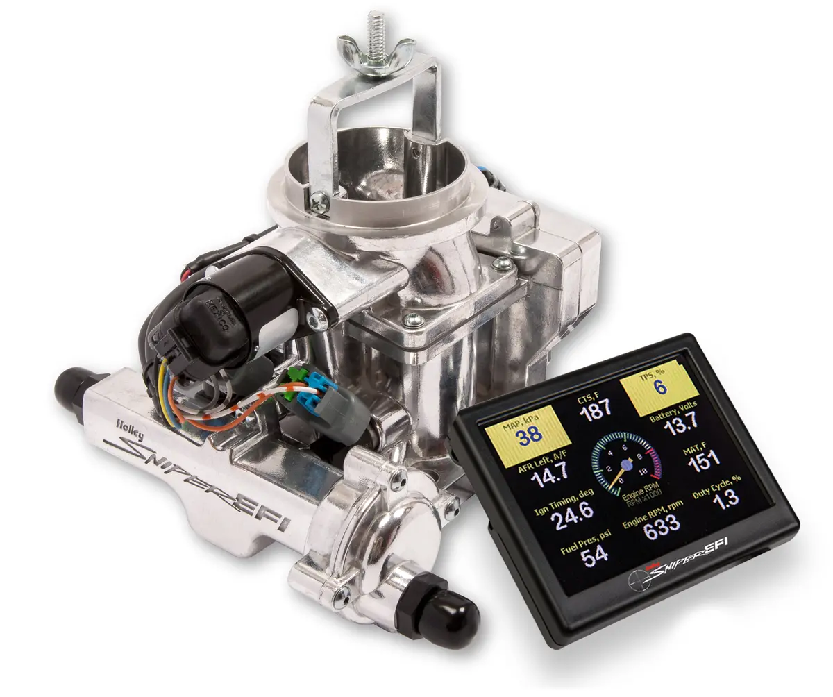 Holley Sniper Efi 550-858 Supports Up To 350 Hp - 3.5 In. Handheld Monitor - No Fuel System 1