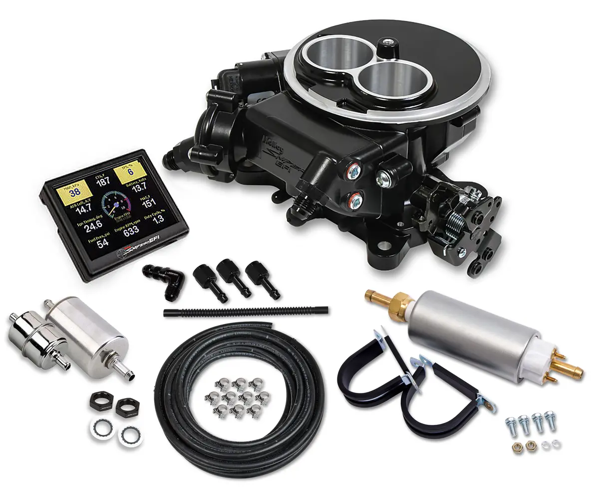 Holley Sniper Efi 550-850K Supports Up To 350 Hp - 3.5 In. Handheld Monitor - Return Fuel System 1
