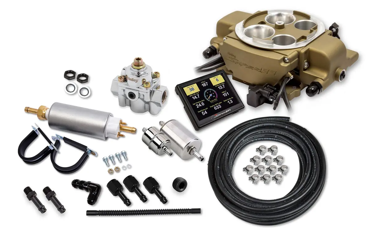 Holley Sniper Efi 550-869K Holley Sniper Efi Quadrajet™ Master Kit - Classic Gold 1