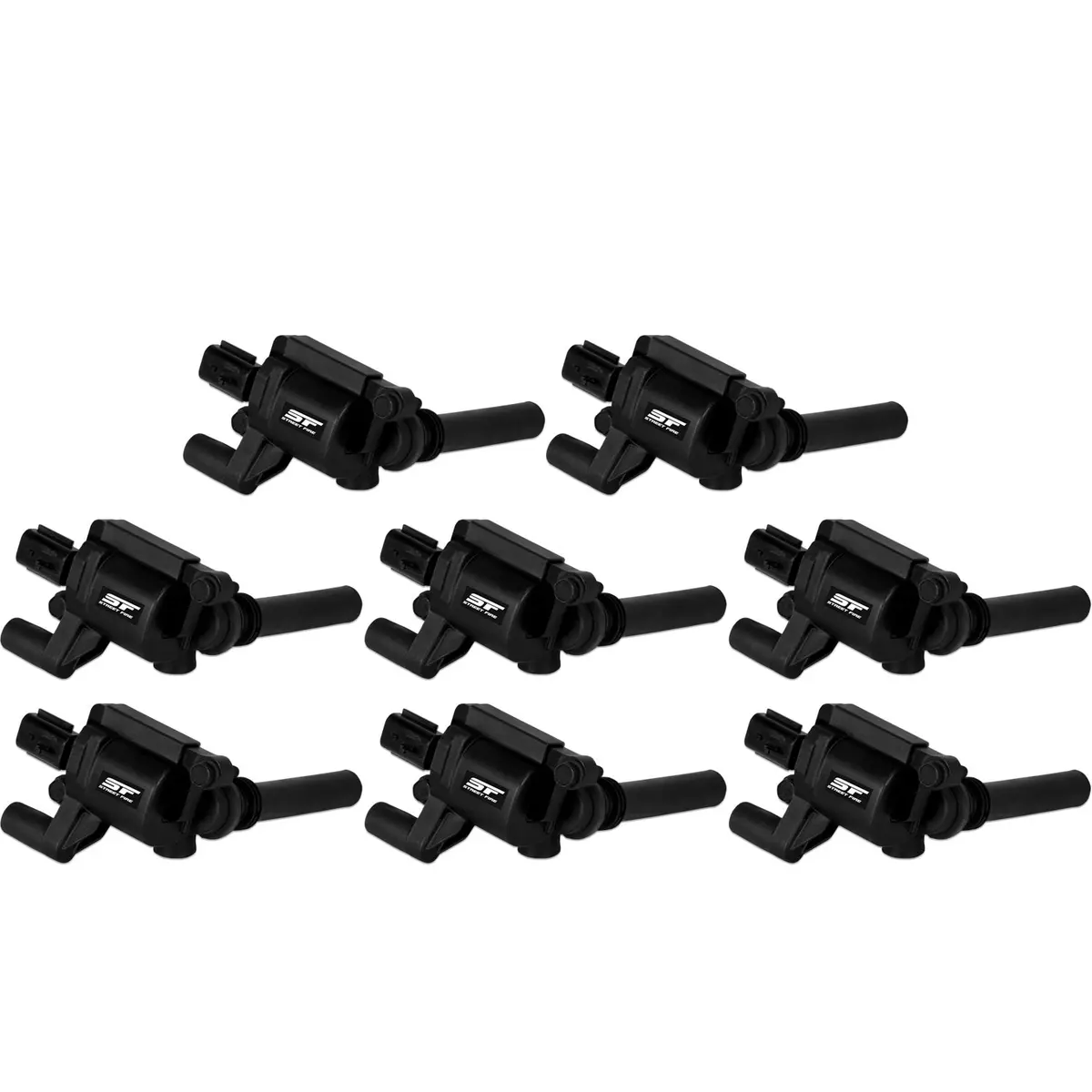 Msd 55178 Street Fire Ignition Coils 2003-2005 5.7L Hemi, Black, 8-Pack 1