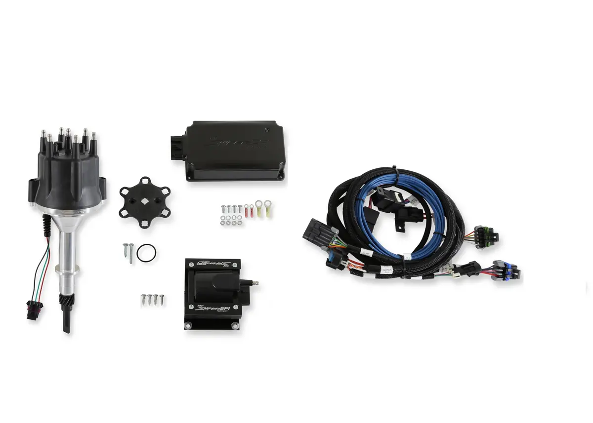 Holley Sniper Efi 565-307K Includes Distributor, Ignition Box, Ignition Coil, And Main Harness 1