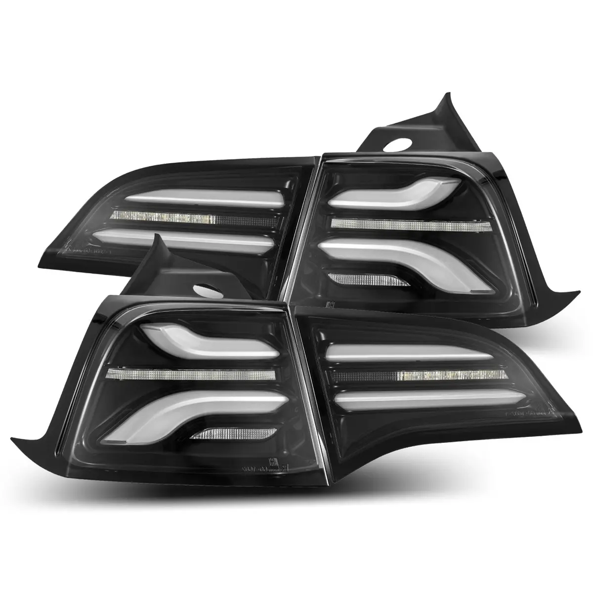 Alpharex 601010 Led Taillights Jet Black 1