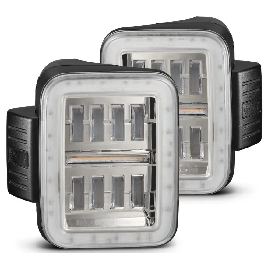 Alpharex 602060 Prismatic Led Taillights Chrome 1