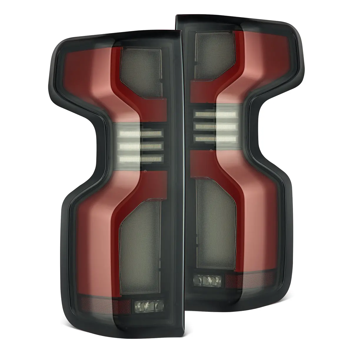 Alpharex 620068 Led Taillights Black Red 1