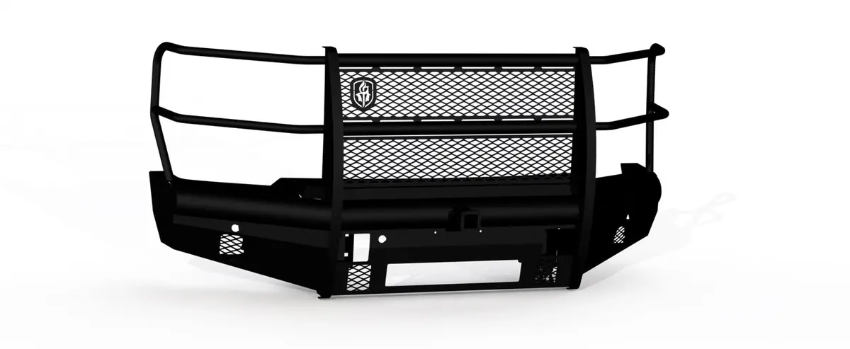 Road Armor 6232Vf26b Vaquero Non-Winch Front Bumper; 2 In. Receiver; Full Guard; Textured Black; 1