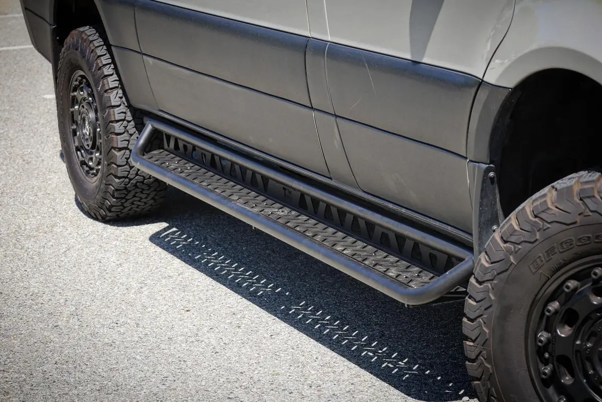 Tec Vanlife Full Length Drop Down Running Boards For Sprinters 1