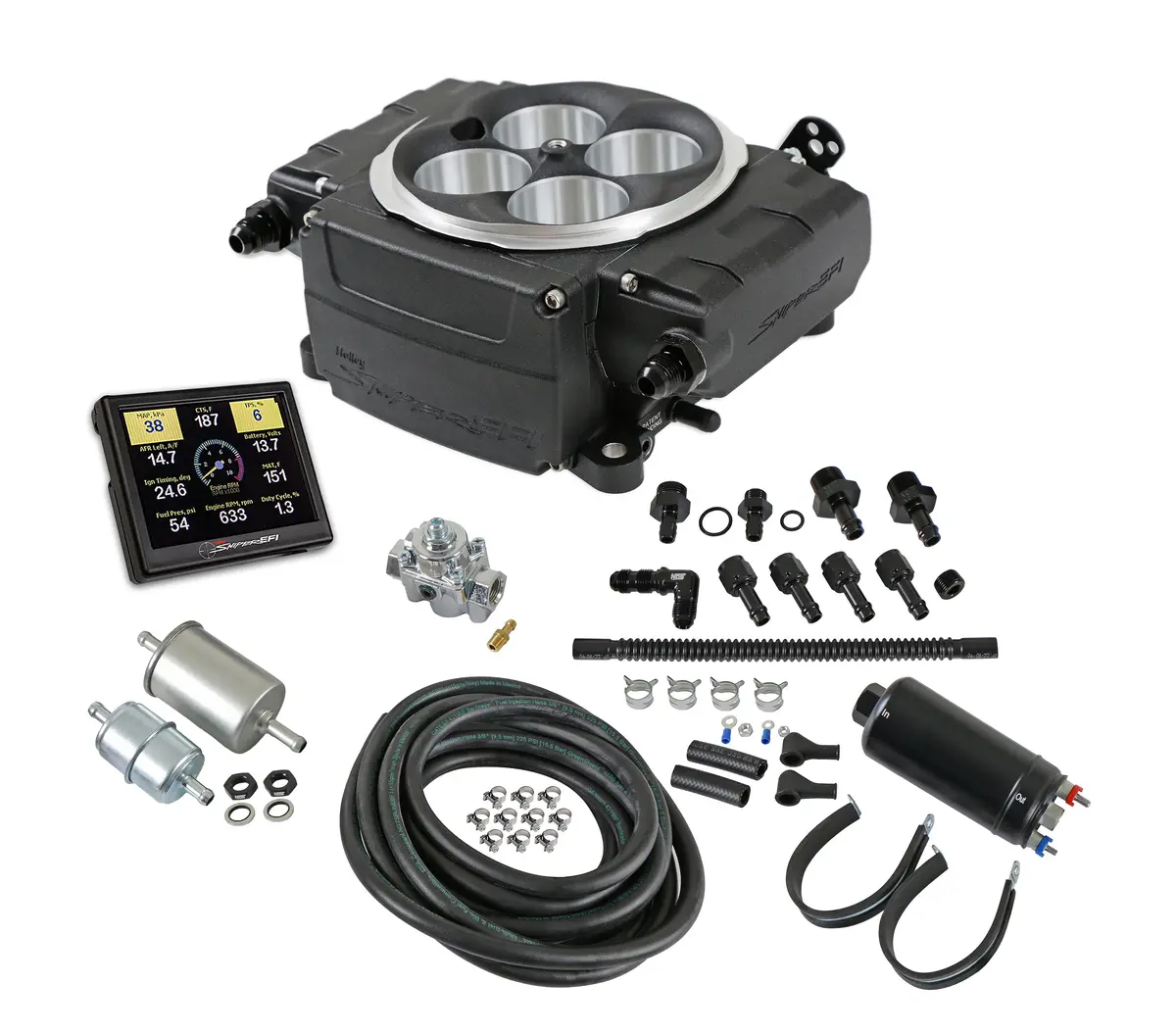Holley Sniper Efi 550-511-3Xk Inline Pump - Without Pdm - 3.5 In. Handheld 1