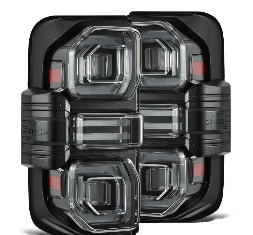 Alpharex 659010 Prismatic Led Taillights Black 1