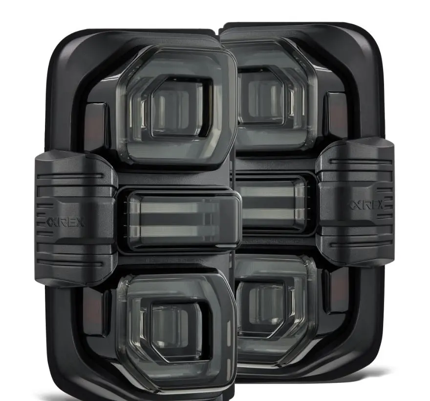Alpharex 659020 Prismatic Led Taillights Alpha Black 1