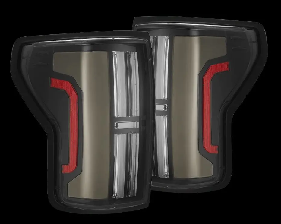 Alpharex 670042 Prismatic Led Taillights Black 1
