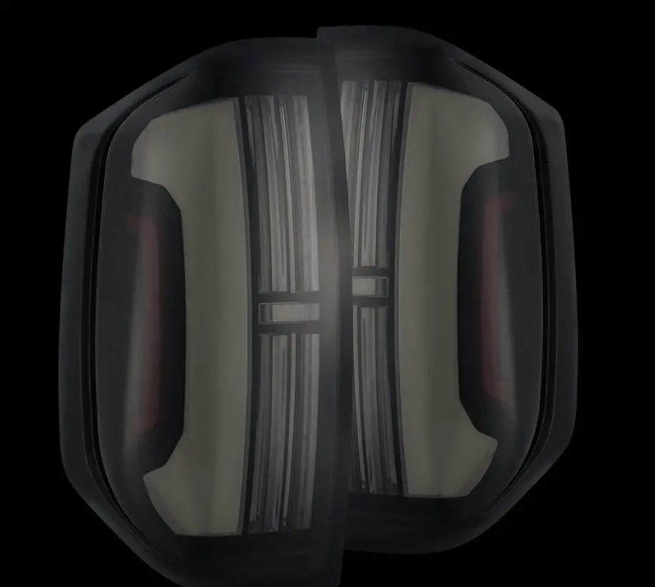 Alpharex 672042 Prismatic Led Taillights Alpha Black 1