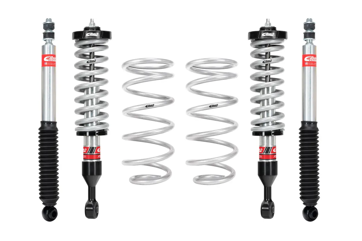 Eibach Springs E86-59-006-01-22 Pro-Truck Coilover Stage 2 - Front Coilovers + Rear Shocks + Pro-Lift-Kit Spring 1