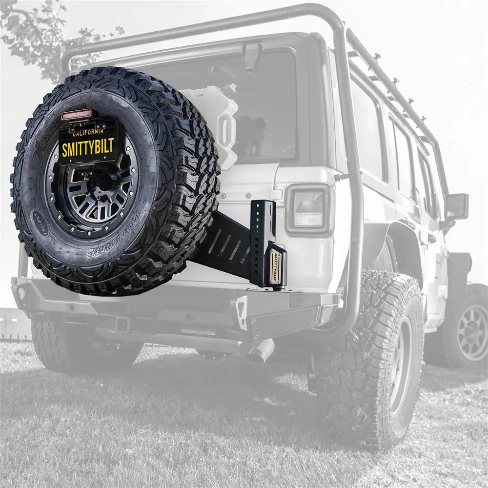 Smittybilt 77857 Xrc Gen 3 Bolt-On Tire Carrier - Textured Black (18+ Jl/Jlu) 1